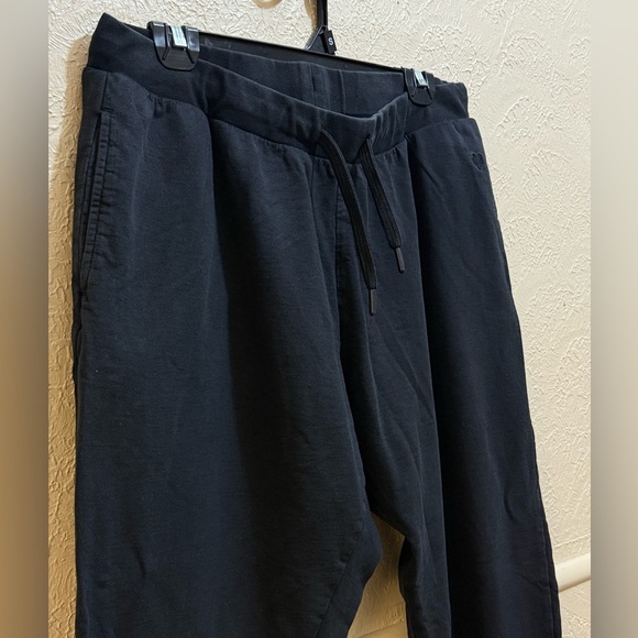 Allen Solly Black Drawstring Elastic Waist Jogger Sweatpants Size 36 Mens - Picture 2 of 6
